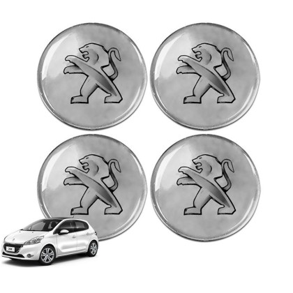 Emblema Adesivo Roda Esportiva Calota Resinado 48mm Peugeot Emblema Adesivo Roda Esportiva Calota Resinado 48mm Peugeot