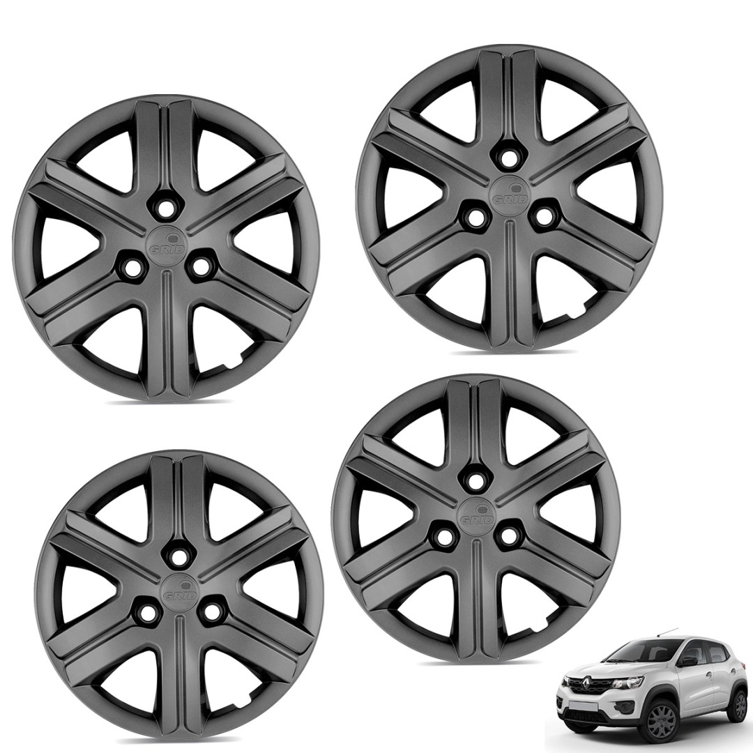 Jogo de Calota Kwid ZEN 2021 a 2023 Aro 14 Cubo Padrão Grafite Jogo de Calota Kwid ZEN 2021 a 2023 Aro 14 Cubo Padrão Grafite