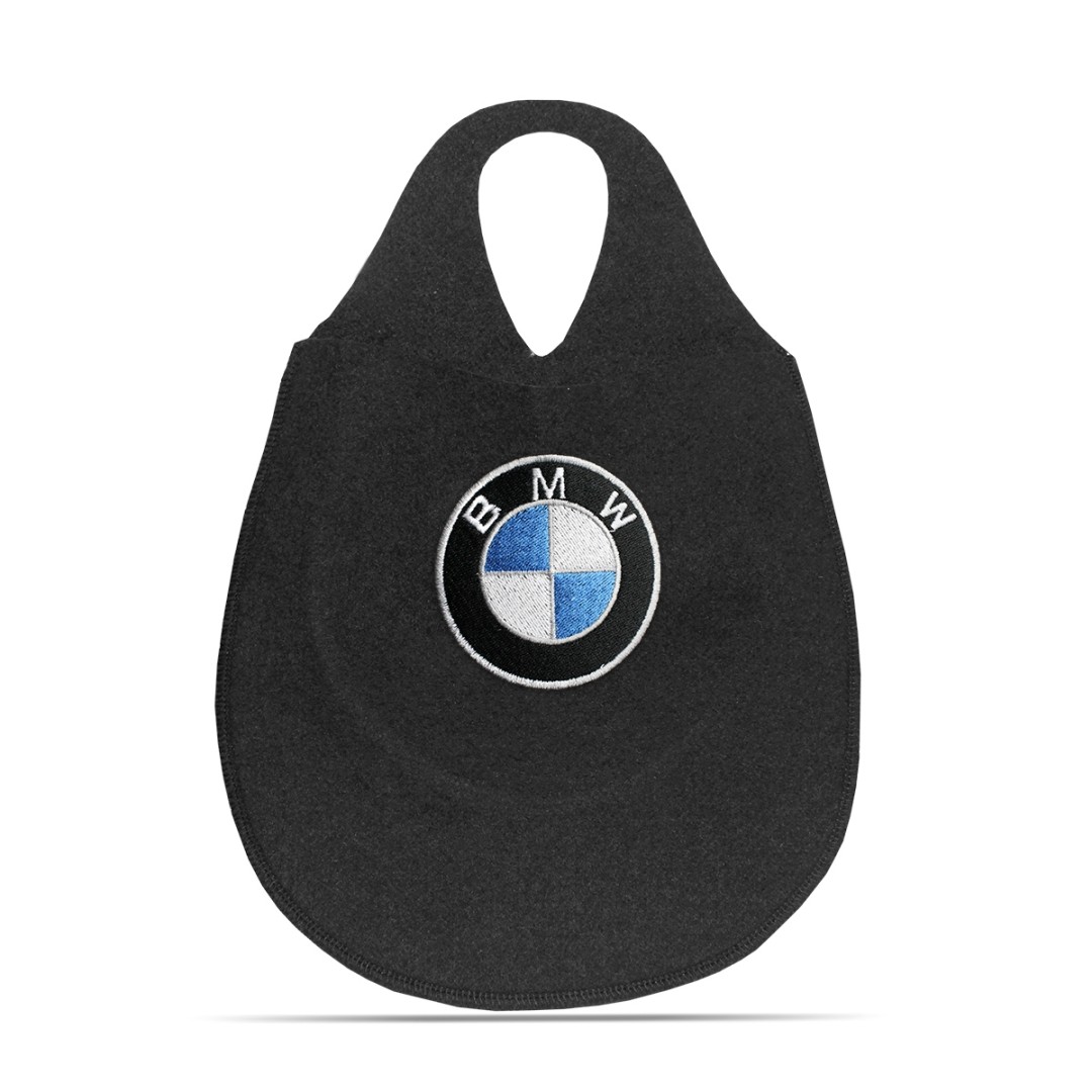 Lixeira Automotiva Cambio Logo Bmw Carpete Bordado Lixeira Automotiva Cambio Logo Bmw Carpete Bordado